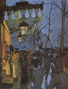Louis Anquetin Avene de Clicky-five o-clock in the Evening Germany oil painting artist